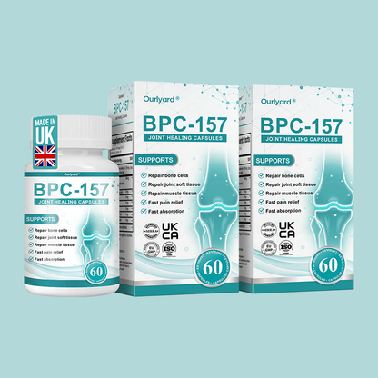 🇬🇧💧Ourlyard"® 𝐁𝐏𝐂-𝟏𝟓𝟕 𝐉𝐨𝐢𝐧𝐭 𝐇𝐞𝐚𝐥𝐢𝐧𝐠 Capsules, 1000MG, Non-GMO, Gluten-Free, 60 Capsules🦴Treats Arthritis, Neuropathy, Rheumatism, Sports Injuries & More🏆
