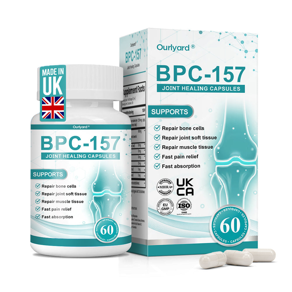 🇬🇧💧Ourlyard"® 𝐁𝐏𝐂-𝟏𝟓𝟕 𝐉𝐨𝐢𝐧𝐭 𝐇𝐞𝐚𝐥𝐢𝐧𝐠 Capsules, 1000MG, Non-GMO, Gluten-Free, 60 Capsules🦴Treats Arthritis, Neuropathy, Rheumatism, Sports Injuries & More🏆