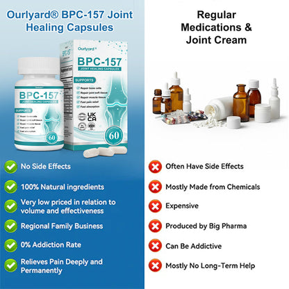 🇬🇧💧Ourlyard"® 𝐁𝐏𝐂-𝟏𝟓𝟕 𝐉𝐨𝐢𝐧𝐭 𝐇𝐞𝐚𝐥𝐢𝐧𝐠 Capsules, 1000MG, Non-GMO, Gluten-Free, 60 Capsules🦴Treats Arthritis, Neuropathy, Rheumatism, Sports Injuries & More🏆