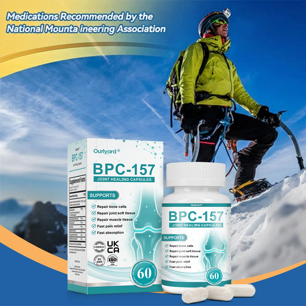 🇬🇧Ourlyard"® 𝐁𝐏𝐂-𝟏𝟓𝟕 𝐉𝐨𝐢𝐧𝐭 𝐇𝐞𝐚𝐥𝐢𝐧𝐠 Capsules, 1000MG, Non-GMO, Gluten-Free, 60 Capsules🦴Treats Arthritis, Neuropathy, Rheumatism, Sports Injuries & More🏆