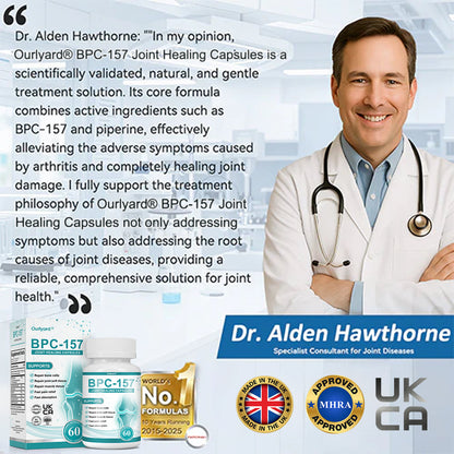 🇬🇧💧Ourlyard"® 𝐁𝐏𝐂-𝟏𝟓𝟕 𝐉𝐨𝐢𝐧𝐭 𝐇𝐞𝐚𝐥𝐢𝐧𝐠 Capsules, 1000MG, Non-GMO, Gluten-Free, 60 Capsules🦴Treats Arthritis, Neuropathy, Rheumatism, Sports Injuries & More🏆