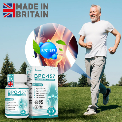 🇬🇧💧Ourlyard"® 𝐁𝐏𝐂-𝟏𝟓𝟕 𝐉𝐨𝐢𝐧𝐭 𝐇𝐞𝐚𝐥𝐢𝐧𝐠 Capsules, 1000MG, Non-GMO, Gluten-Free, 60 Capsules🦴Treats Arthritis, Neuropathy, Rheumatism, Sports Injuries & More🏆